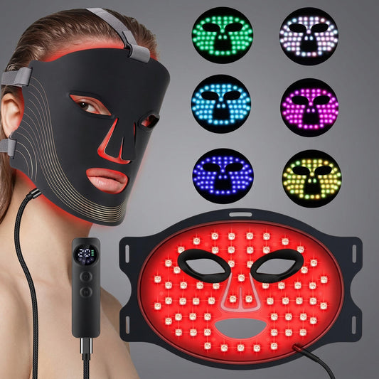 7-Color LED Face Mask for Enhanced Skin Radiance and Youthful Appearance